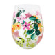 Butterfly Garden Stemless Glass