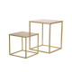 Set of 2 Metal Tabletop Gold Stands (30cm)
