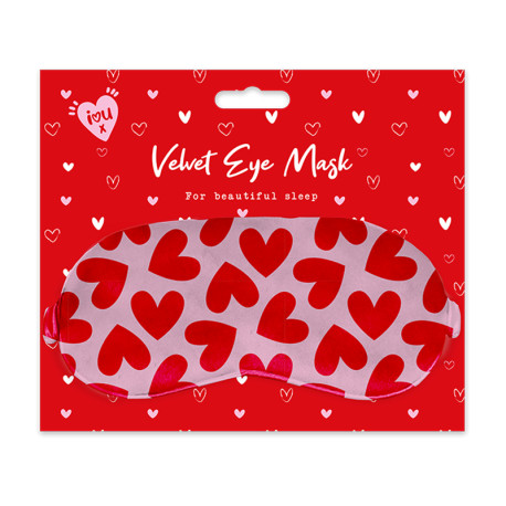 Valentines Velvet Eye Mask