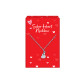 Assorted Valentines Day Silver Heart Necklaces