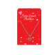 Assorted Valentines Day Silver Heart Necklaces