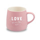 Valentines Pink Ceramic Mug