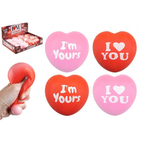 Assorted Love Heart Squishy (7cm)