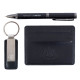 Newcastle United FC Leather Wallet, Fob &amp; Pen Set