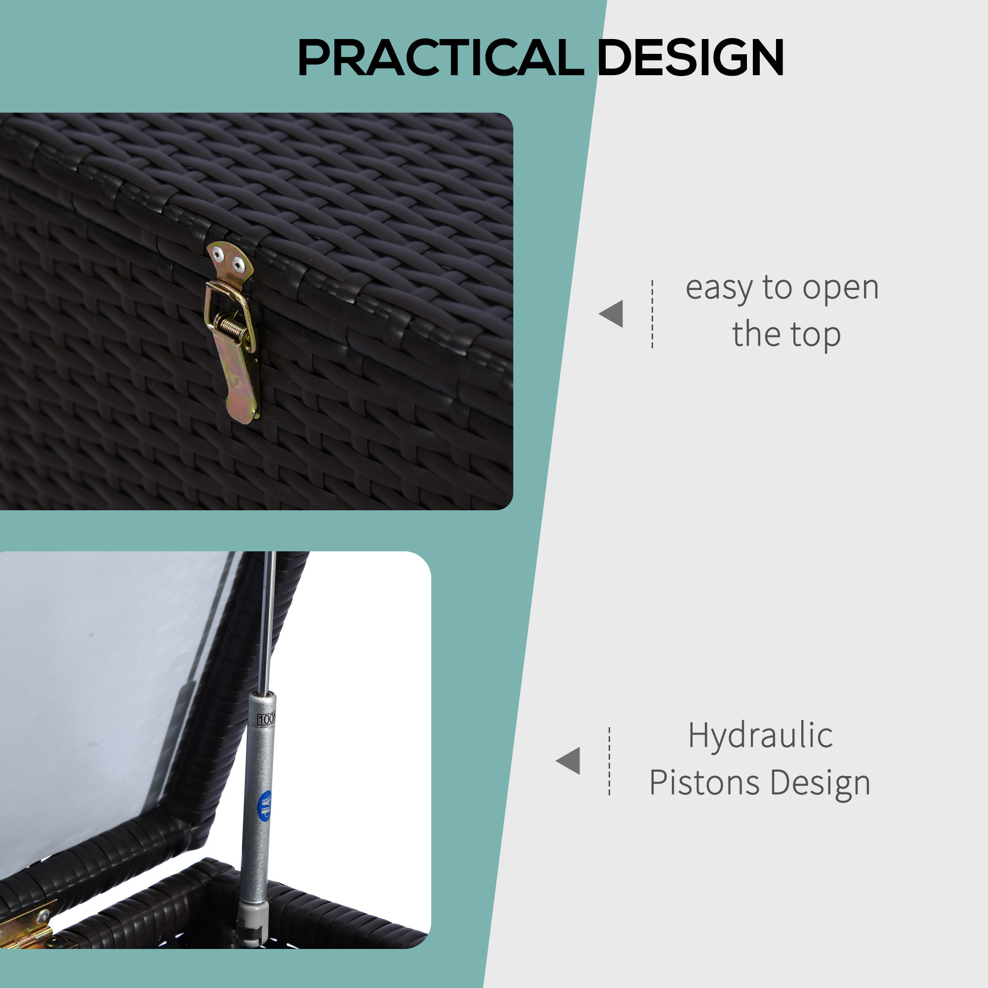 Draughtsman Chair, Faux Leather Height Adjustable Stool with Footrest, 360&deg; Swivel Chair for Study and Bedroom, Black