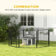 Marble-Effect Nest of Tables - Gold Tone/White