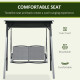 Modern Dining Chairs Set of 4, Kitchen Chairs with Backrest and Steel Legs for Dining Room, Living Room, Black