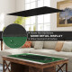 Outsunny 29kg Water/Sand Filled Rattan-Effect Parasol Base