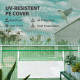 Outsunny 40 x 100cm Three Shelf Steel Frame Greenhouse - Green