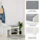 Outsunny 5&#039; x 3&#039; Garden Shed with Floor, Outdoor Storage Shed with Lockable Door, Window and Vent for Garden, Patio, Grey