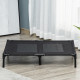Outsunny Nine-Piece Aluminium Garden Set, with Glass-Top Table - Grey