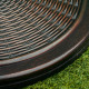 Outsunny Outdoor Seat Cushion Pads for Rattan Furniture, 3 PCs Garden Furniture Cushions, Black