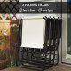 Outsunny Plastic Raised Garden Bed, Modular Planter Box Kit, Garden Fence Edging Border for Flowers, Vegetables, Herbs, Brown