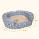 Outsunny Six-Piece Rattan Strong Garden Sofa Set - Grey