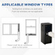Outsunny Square Garden Parasol Base, Garden Umbrella Stand Heavy Duty Parasol Base, Filled Up to 25kg with Stand or 20kg with Wa