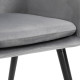 Outsunny Three-Piece Garden Table and Chair Set - Dark Grey