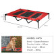 Outsunny Three-Piece Outdoor Garden Set - Black