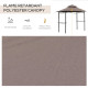 Outsunny Three-Piece Rattan Bistro Set - Black