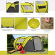 Outsunny Two Seater Kids Garden Swing, Fairy Themed kids Swing Chair with Adjustable Canopy, Safety Belts for Outdoor Use