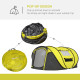 Outsunny Two Seater Kids Garden Swing, Fairy Themed kids Swing Chair with Adjustable Canopy, Safety Belts for Outdoor Use