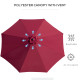 Outsunny Umbrella Weights for Cantilever Parasols, Set of 4 Heavy Duty Parasol Base Weights, 64kg Sand or 55kg Water Filled, Bla