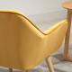 Outsunny Wooden Garden Love Seat w/ Coffee Table Umbrella Hole, Tan Brown